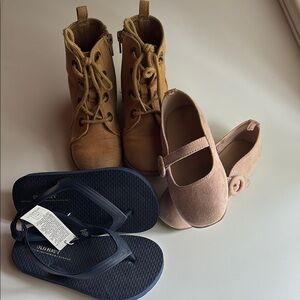 OLD NAVY Girls Shoes, Bundle Lot of 3! Size 8 & 9 Toddler